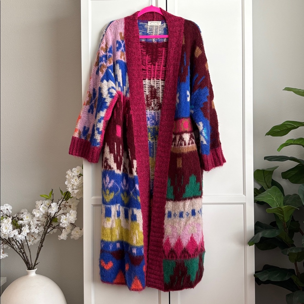 Free People Folk Song Maxi Cardi, XS - Picture 5 of 12